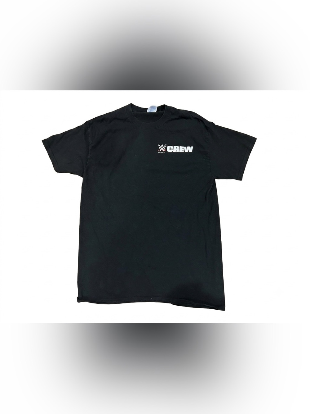 WWE WrestleMania 31 Crew Shirt Mens Medium Black Network Staff 2015 Vintage